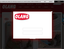 Tablet Screenshot of olang.co.uk